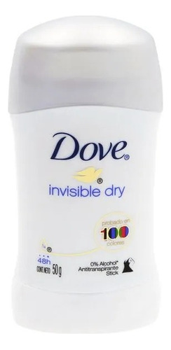 Antitranspirante En Barra Dove Invisible Dry X 50 G Fragancia N/A