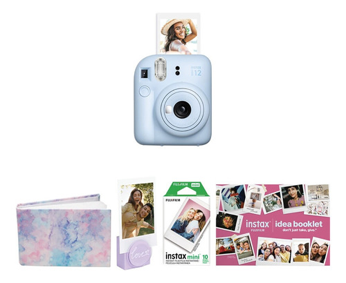 Cámara Fujifilm Instax Mini 12 Bundle Fotos Instantáneas -