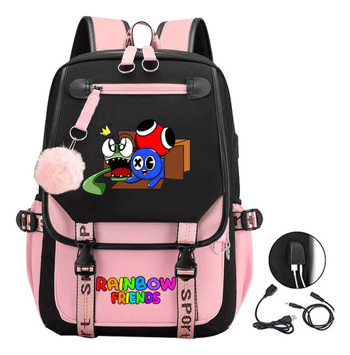 Mochila Kinder Unicornio Bolsa Infantil Preescolar Para Niña