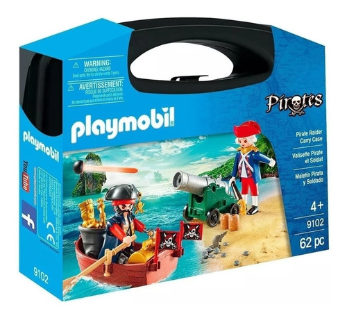 Playmobil Maletin Pirata Y Soldado 9102