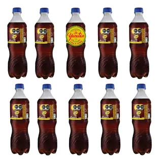 Refresco Cristal Sabor Sidra Negra De 10 Piezas