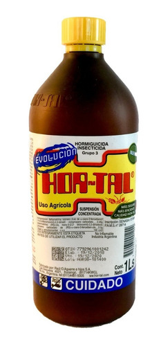 Hormiguicida Insecticida Hortal Liquido X 1 Litro
