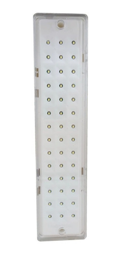 Luz De Emergencia-led Con Batería Recargable 220v Blanca