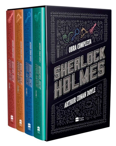 Box Sherlock Holmes - Caixa - 4 Livros - Arthur Conan Doyle