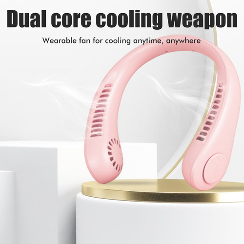 Ventilador Recargable Cuello Portátil Silencioso 1200mah