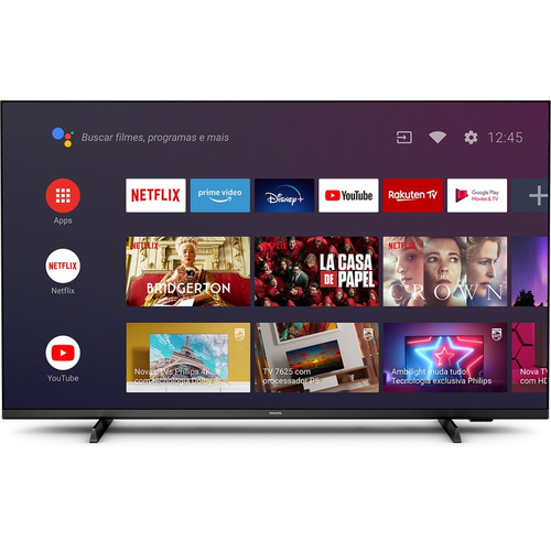 Smart Tv 50'' 4k Uhd Android Tv 50pug7406 Philips