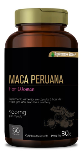 Maca Peruana Woman,cúrcuma Cranberry 60 Cáp Suplemento Store