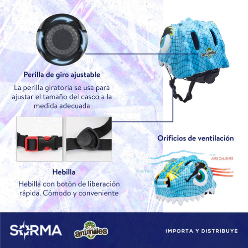 Imagen 5 de 10 de Combo Casco Bicicleta Niños + Monopatin Scooter Infantil 3 R