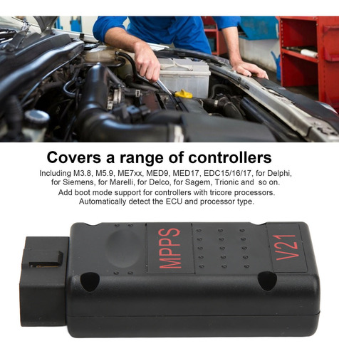 Mpps V21 Ecu Chip Tuning Tool Kit Principal De Arranque Múlt