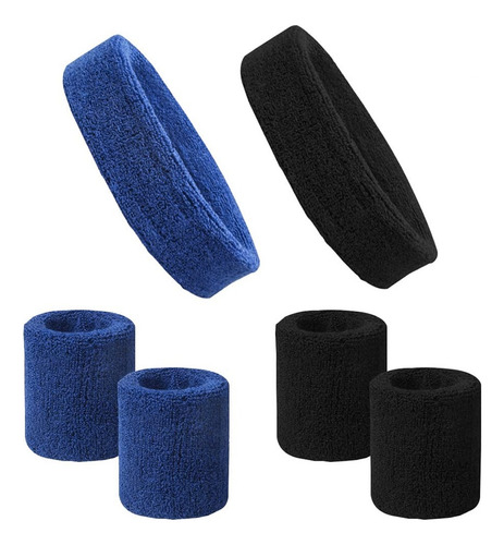 Bandas Elasticas Para Cabello Y Muñequeras Crossfit Tela Gym