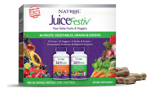 Suplemento Nutricional En C&aacute;psulas Natrol Juicefesti.