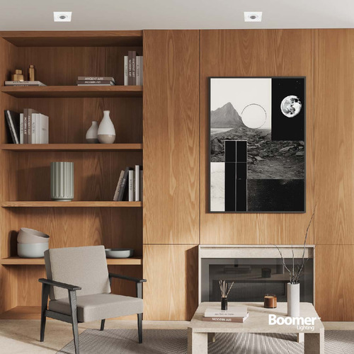 Lámpara plafón led de pared Boomer Lighting DL1004A3 luz color blanco