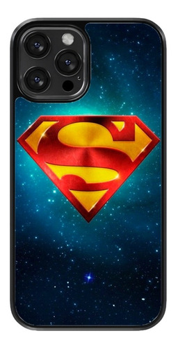 Funda Para Celular Superman Dc Comic Galaxia Estrellas Azul