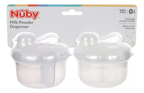 Dosificador De Leche En Polvo Nuby 2pz Lila