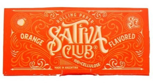 Celulosa Saborizada Orange Sativa Club Sabor Naranja 1 1/4