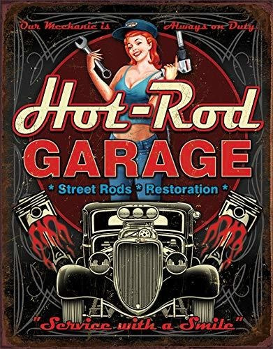 Señales - Desperate Enterprises Hot Rod Garage - Pistons Tin