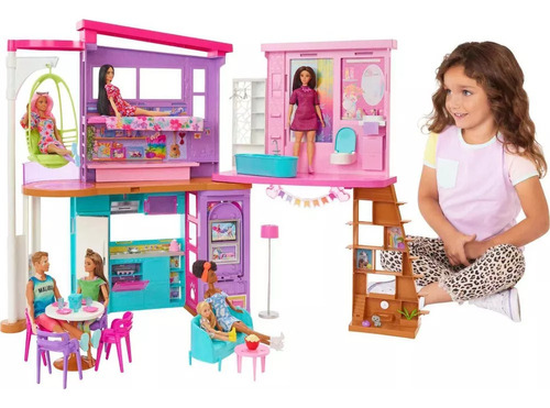 Casa De Muñecas Barbie Vacaciones Color Multicolor