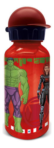 Botella Plastica Agua Jugo 370ml Marvel Vengadores Original