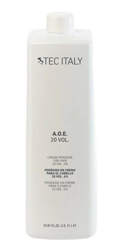 Tec Italy A.o.e. 20 Vol Peroxido En Crema 1lt