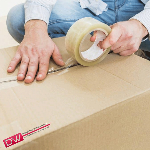 Imagen 6 de 10 de Cinta Adhesiva Embalaje 45mm X 90mt Packx36unid Dw