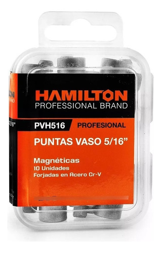 Adaptador Magnetico Punta Vaso 10p Atornillar Hamilton 5/16