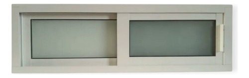 Ventana De Aluminio Blanco Para Baño De 60 X 20 Cm Blanco