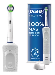 Cepillo Dental Eléctrico Con Mango Recargable Oral-b Vitality 100, Cabezal Precision Clean 1 Unidad