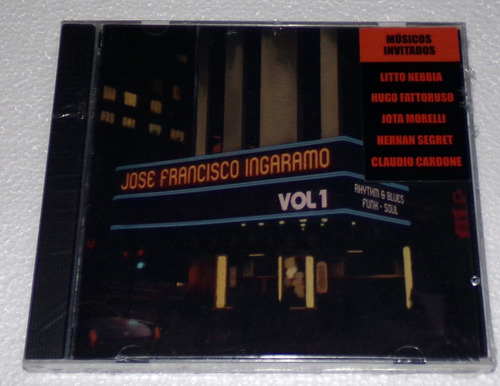 Jose Francisco Ingaramo Vol 1 Nebbia Fattoruso Cd / Kktus