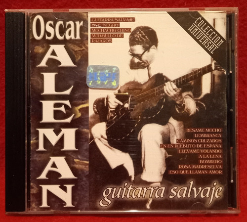 Oscar Aleman Guitarra Salvaje    Cd Original Universal, 1997