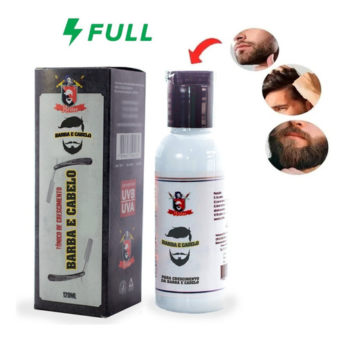 Spray Pra Nascer E Crescer Cabelo Pelo Grow Forte Barber 