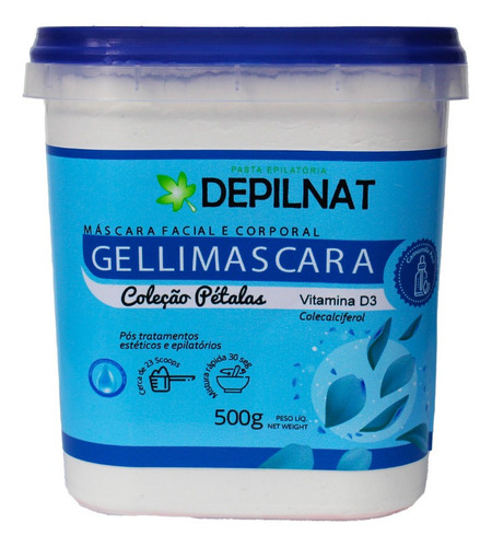 Gellimáscara Hidrogelatina Pétalas Azul - 500g