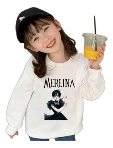 Sudadera De Niña Sueter Ropa Niña Modelo Merlina Moda Casual