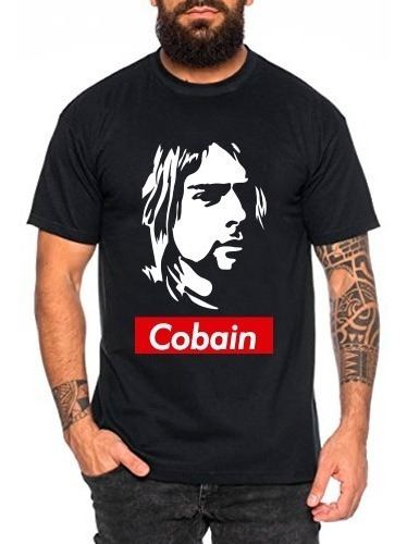Camiseta Nirvana Kurt Cobain (100% Algodón)