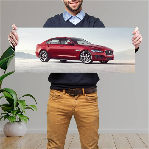 Cuadro 30x80cm Auto 2015 Jaguar Xe S Auto 390