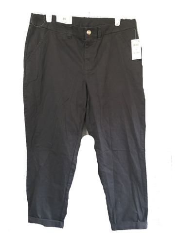 Pantalón Casual Color Negro Marca Maison Jules Talla 10