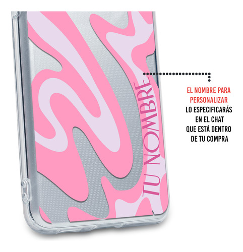 Funda Para Honor Para Mujer Curvas Rosa Con Tu Nombre