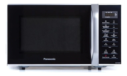 Horno De Microondas Panasonic 0.9 P3 800w Plata Negro