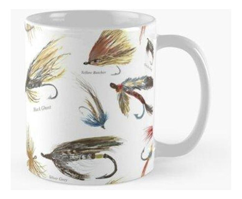 Taza Señuelos De Pesca Con Mosca Vintage! Calidad Premium