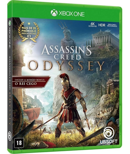 Jogo Assassins Creed Odyssey Xbox One Disco Fisico Português