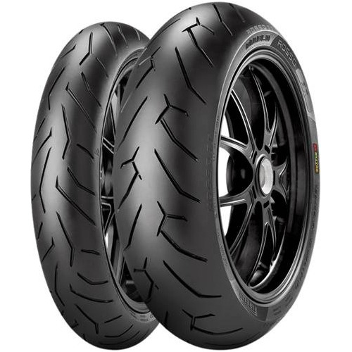 Par Pneus Pirelli Diablo Rossoii 120/70zr17 + 180/55zr17
