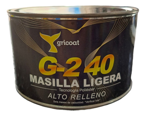 Masilla Plástica Gricoat G-240 1/4