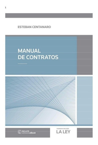 Esteban Centanaro / Manual De Contratos