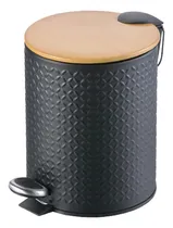 Comprar Papelera Basurero Tacho De Basura Texturado Pedal 5 Lts
