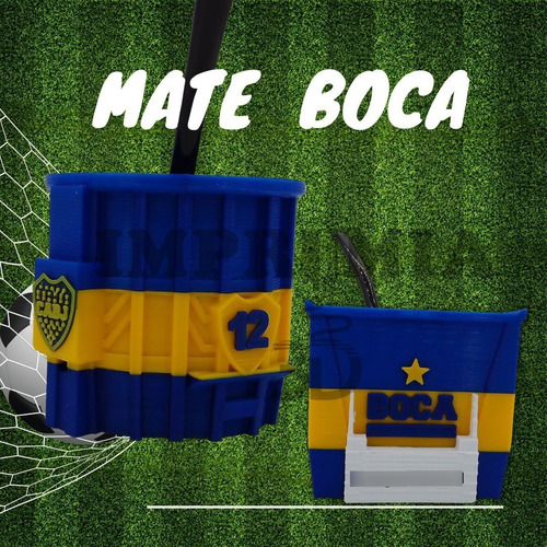 Mate Bombonera Boca Bostero