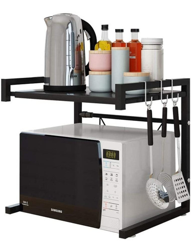 Rack Cocina Organizador Sobre Microondas Smart Acero