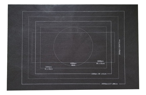 Un Juego De Alfombrillas Para Guardar Rollos De Rompecabezas