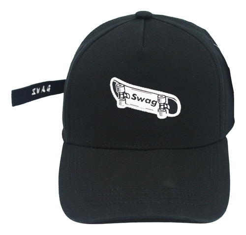 Gorra Moda Beisbol Unisex Casaul Ajustable Swag Original Negro Ajustable 56cm60cm