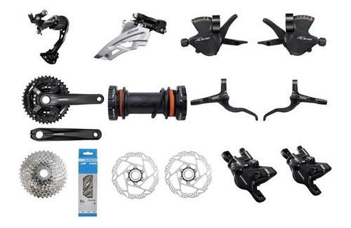 Grupo Shimano Alivio M3100 3x9 Velocidades