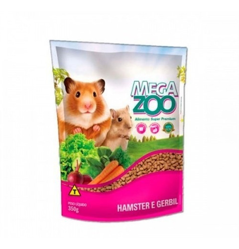 Alimento Super Premium Mega Zoo Mix Hamster Y Jerbo 350g