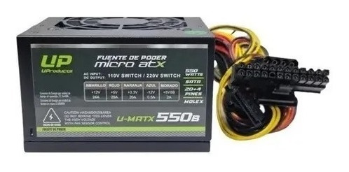 Fuente De Poder Micro Atx 500 Watts